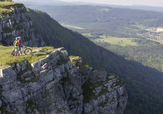 Traversée du Haut Jura en VTT - France, Suisse